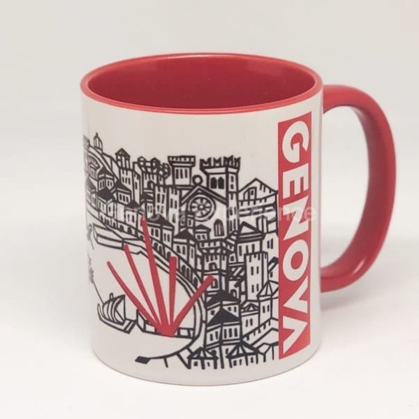 Tazza in ceramica: Mug Genova Porto Antico e Bigo