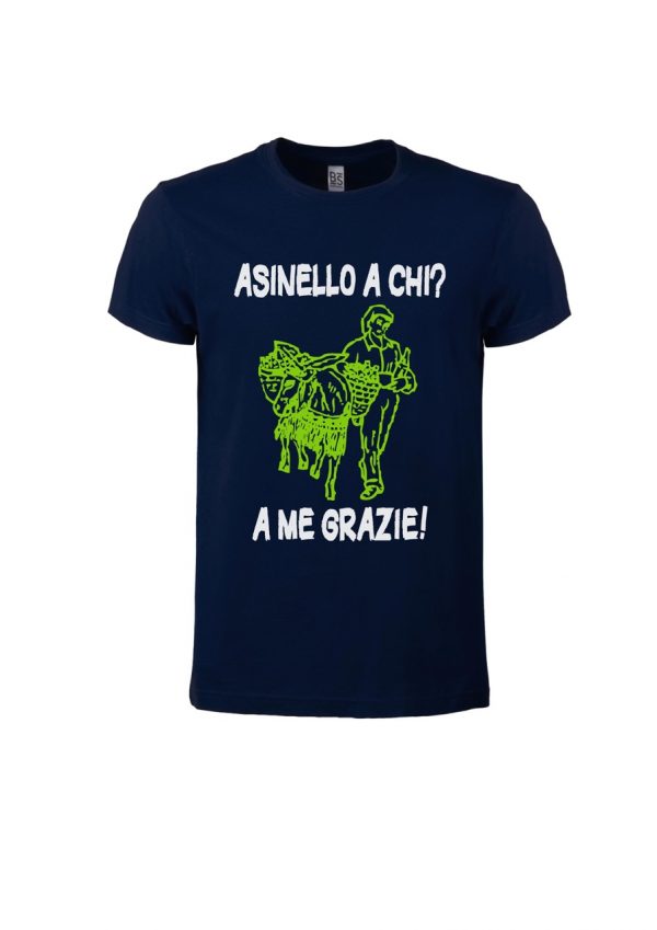T-shirt Asinello Corochiato Asinello a chi blu