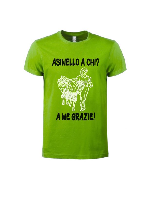 T-shirt Asinello Corochiato Asinello a chi lime